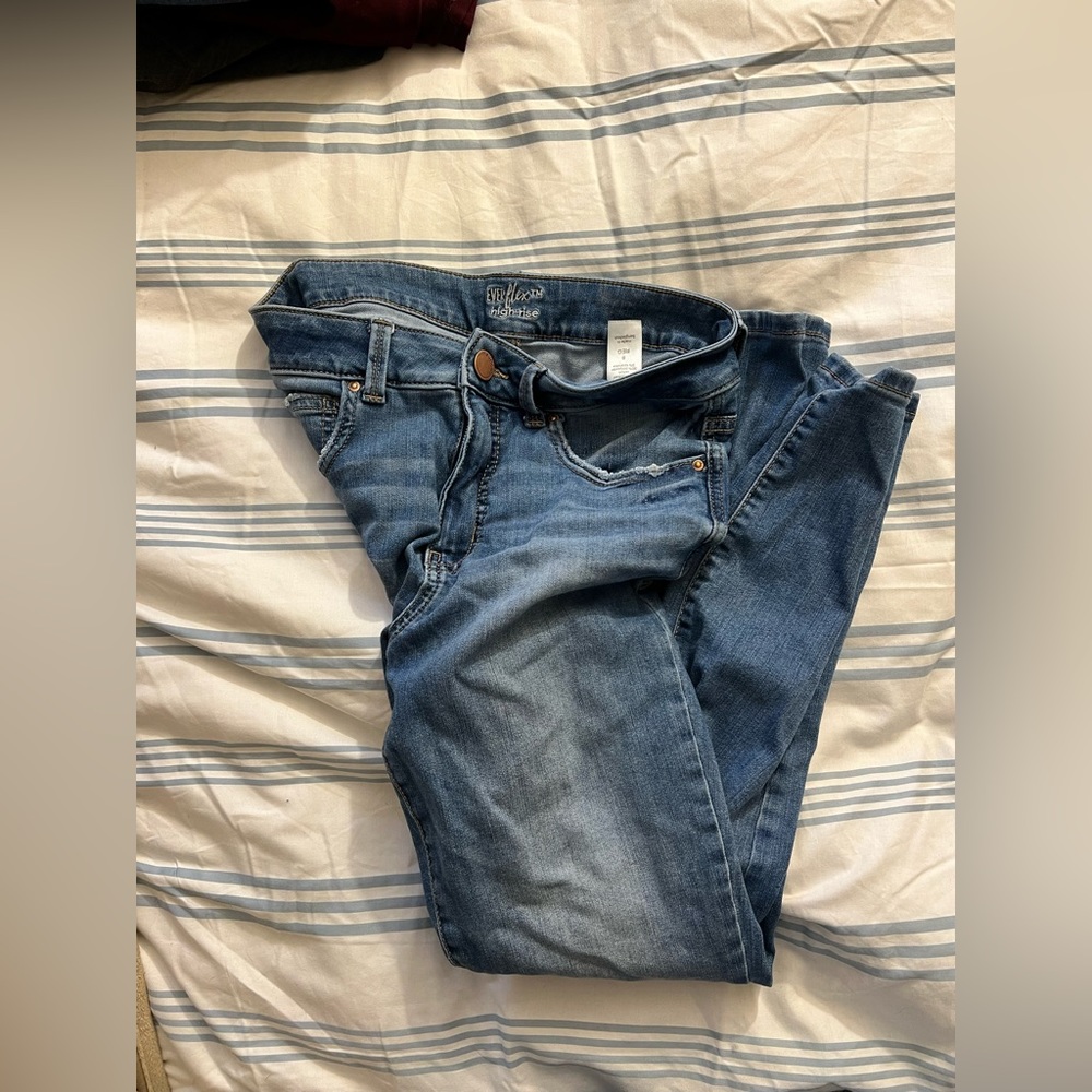Everflex high rise skinny jeans